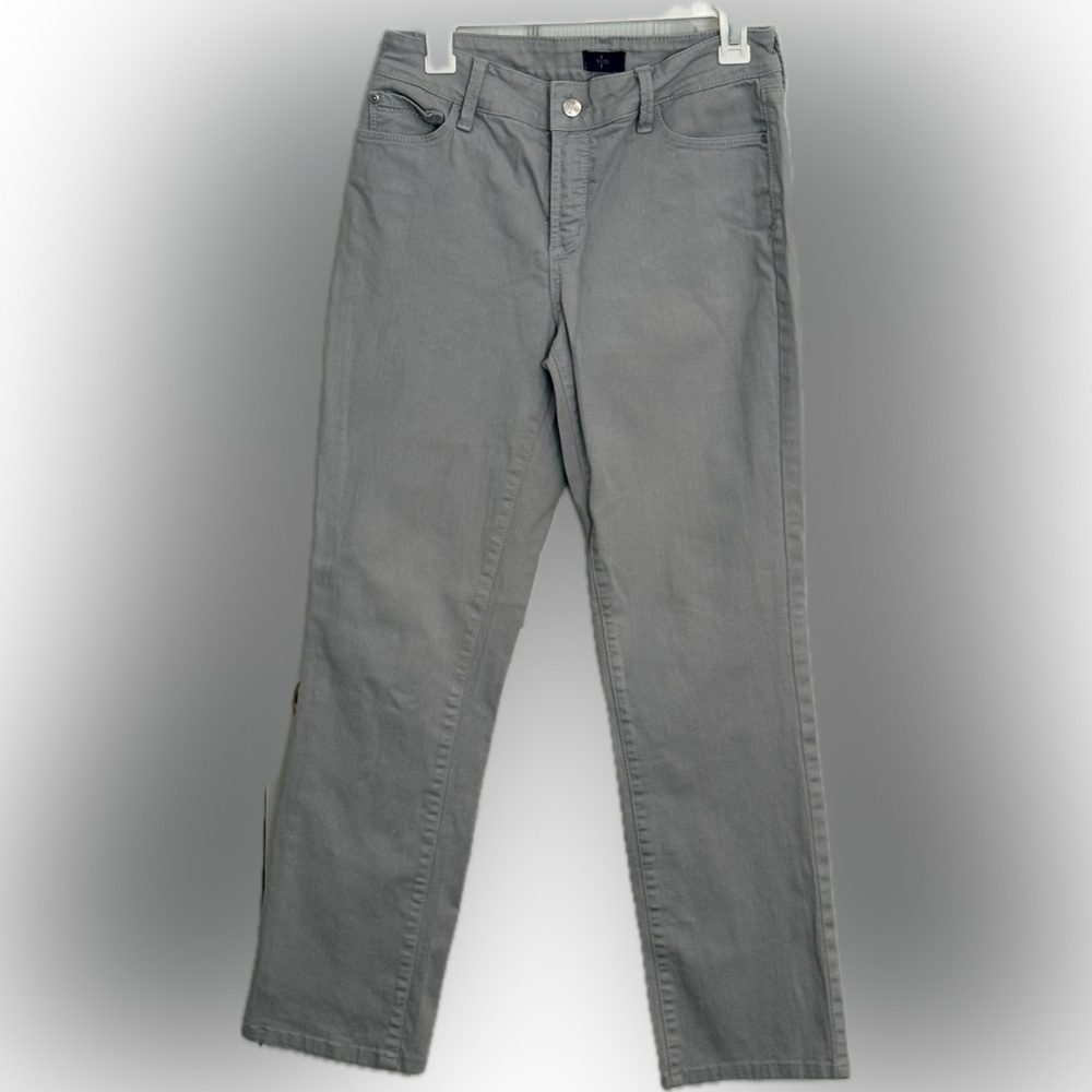 NYDJ pale bluish grayish color, 4, Lift-Tuck Technology, straight